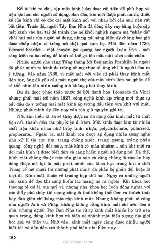 Bài Văn Thuyết Minh Về Chiếc Cai Mắt Kính