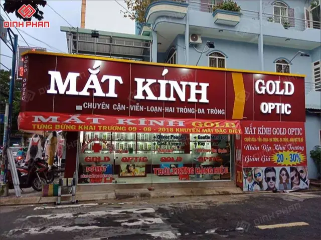 Bảng Hiệu Mắt Kính The Optic
