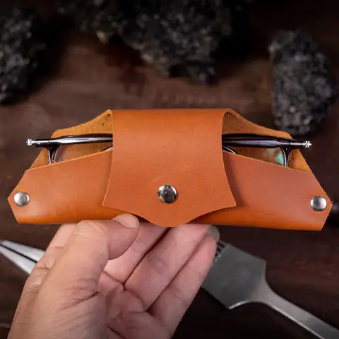Bao Kính Mắt Da Bò Handmade Siêu Bền Siêu Chất