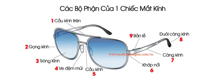 Các Bộ Phận Mắt Kính
