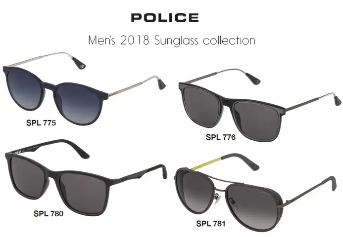 Các Mẫu Thiết Kế Mắt Kính Police Mới 2019