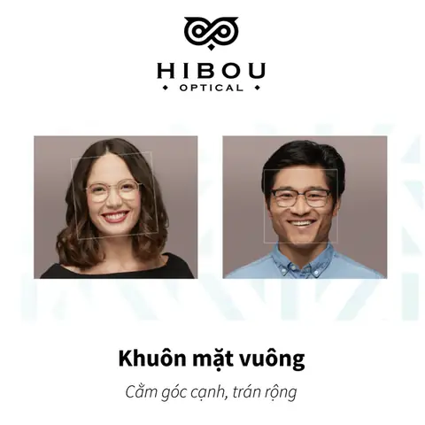 Cách Chọn Mắt Kính Cho Người Có Khuôn Mặt Vuông