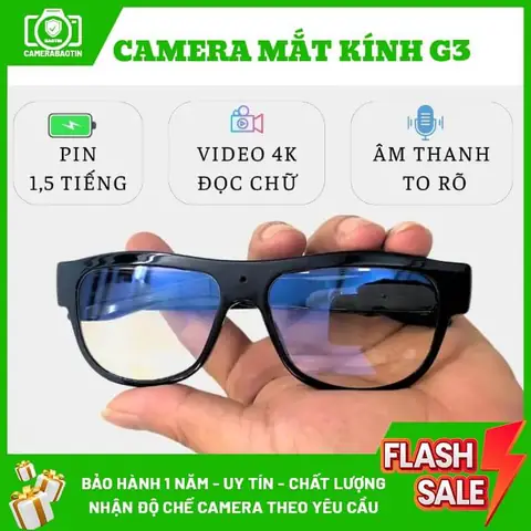 Camera Ngụy Trang Mắt Kính 4k
