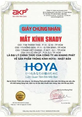Công Ty Mắt Kính Hoya