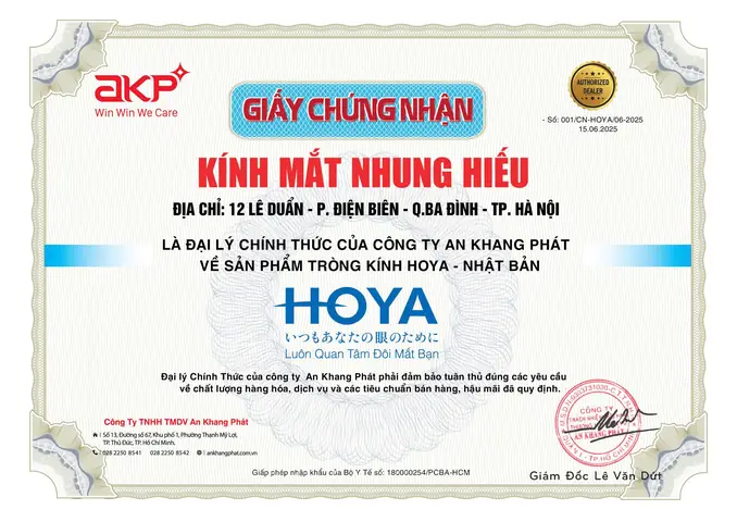 Công Ty Mắt Kính Hoya