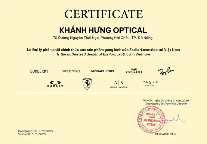 Cửa Hàng Kính Mắt Chất Lượng Tại Đà Nẵng