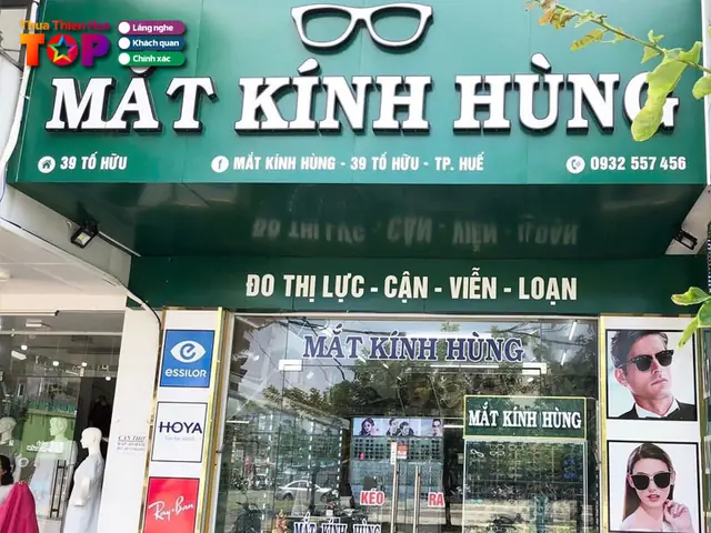Cửa Hàng Kính Mắt Tại Huế