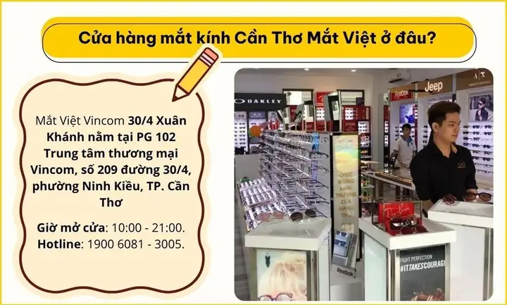 Cửa Hàng Mắt Kính Nào Tốt Ở Cần Thơ