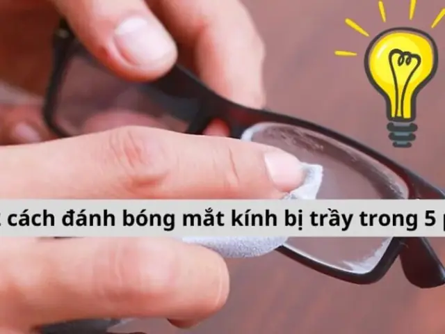 Đánh Bóng Mắt Kính Bị Trầy