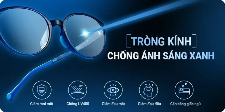 Dặt Kính Chống Ánh Sáng Xanh Bệnh Viện Mắt Tphcm