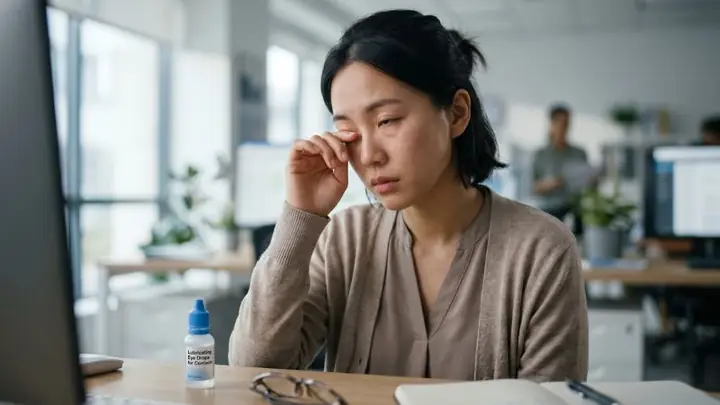 Đeo Kính Làm Mắt Nhỏ Lại