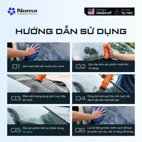 Dung Dịch Phủ Nano Cho Kính Mắt