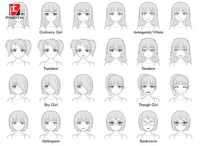 Hình Các Cô Nàng Mắt Kính Anime
