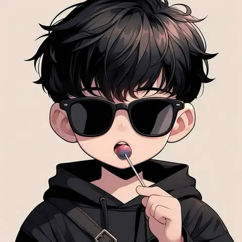 Hình Nền Chibi Boy Đeo Mắt Kính