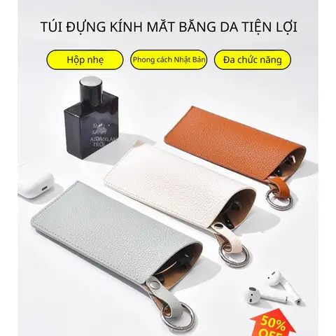 Hộp Đựng Kính Mắt Bằng Da