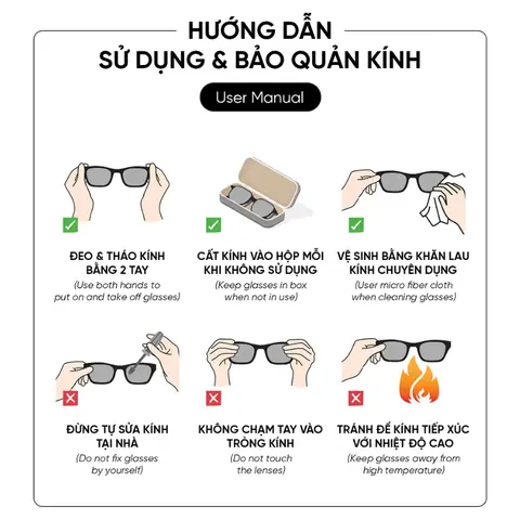 Hướng Dẫn Sử Dụng Mắt Kính