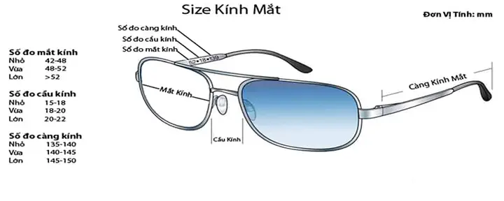 Kích Cỡ Kính Mắt