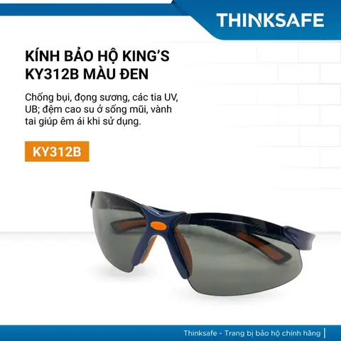 Kính Bảo Hộ King's Ky312b Mắt Đen