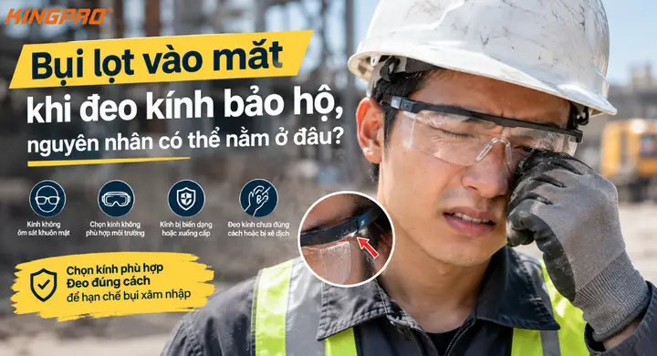 Kính Bảo Vệ Ôm Mắt Chống Bụi Ở Hà Nội