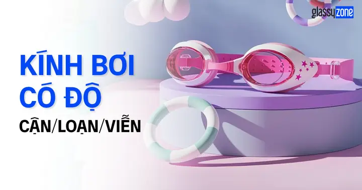 Kính Bơi Cho 2 Mắt Lệch Độ Cận