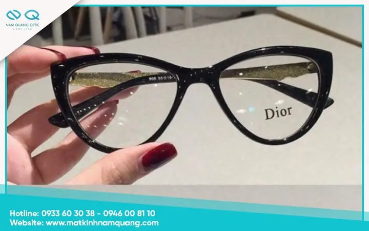 Kính Cận Dior Mắt Mèo