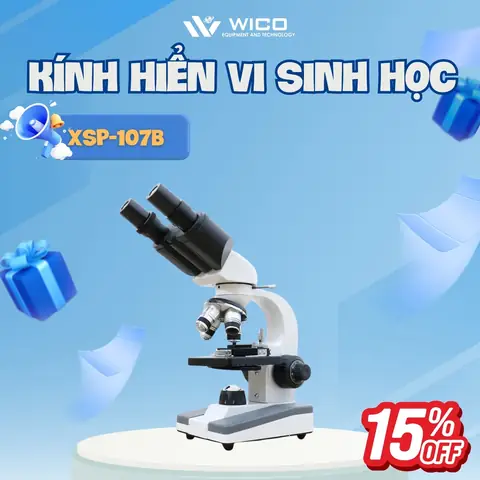 Kính Hiển Vi 2 Mắt Led