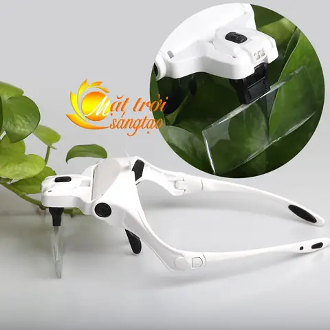 Kính Lúp Đeo Mắt Có Đèn V4