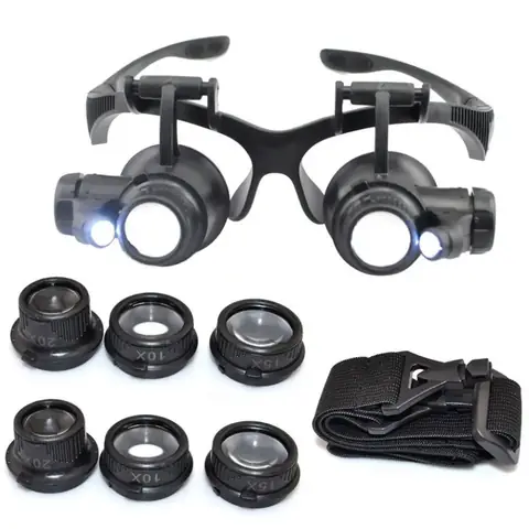 Kính Lúp Đeo Mắt Khoảng Cách Xem Vật 5mm-15mm Kính Lúp Đeo Mắt Khoảng Cách Xem Vật 5mm-15mm