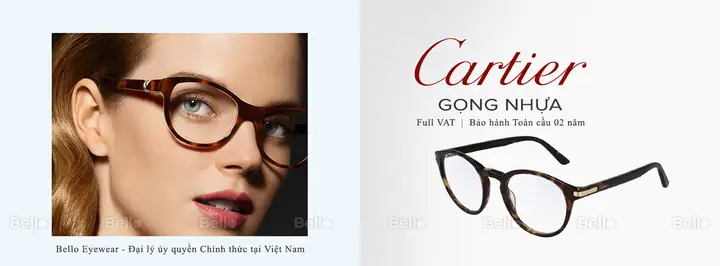 Kính Mắt Cartier Gong Nhua