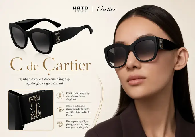 Kính Mắt Cartier Nam Cho Người Cận Thị