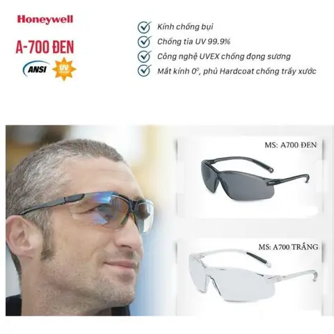 Kính Mắt Chống Axit Kiềm Uvex 9302