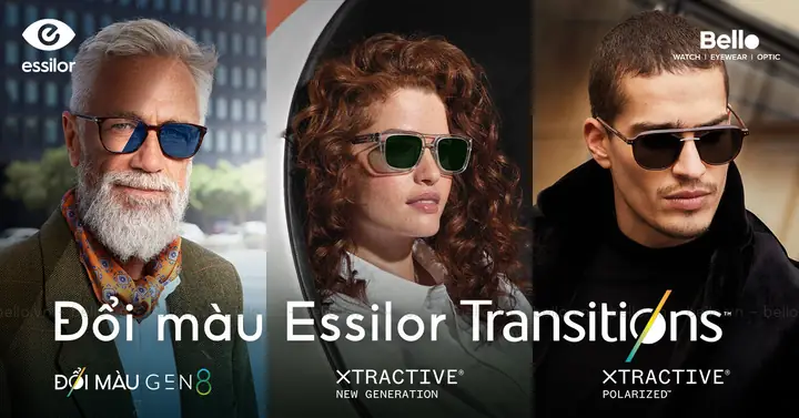 Kính Mắt Essilor Transition Kính Mắt Essilor Transition