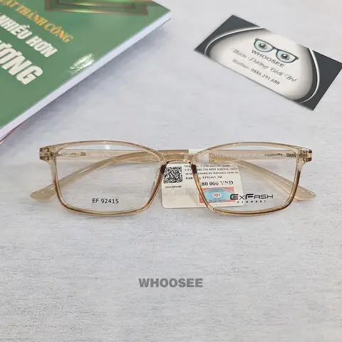 Kính Mắt Gọng Nhựa Màu Trà