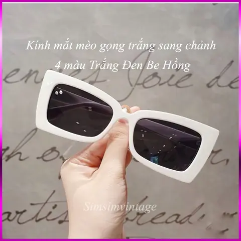 Kính Mắt Gọng Trắng Kính Mắt Gọng Trắng