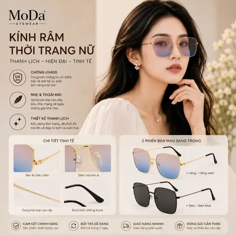 Kính Mắt Nữ Không Gọng 2