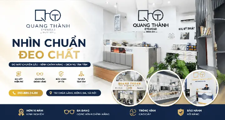 Kính Mắt Quang Thành 68 Bát Sứ
