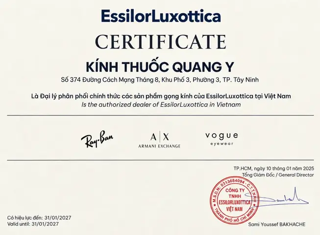 Kính Mắt Quang Y
