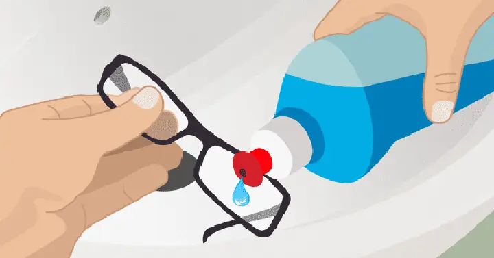 Mắt Kính Bị Dính Keo 502