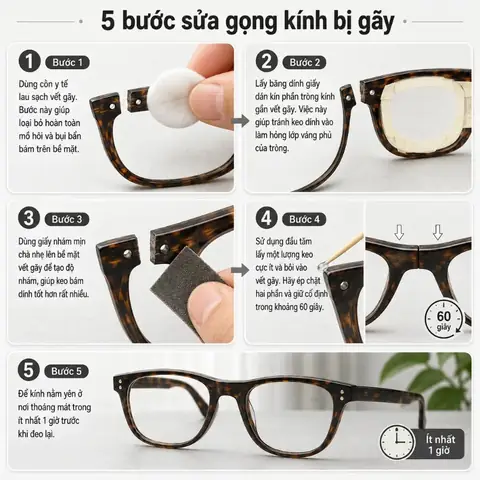 Mắt Kính Bị Gãy