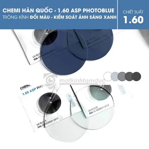Mắt Kính Chemi 1.60 Mắt Kính Chemi 1.60