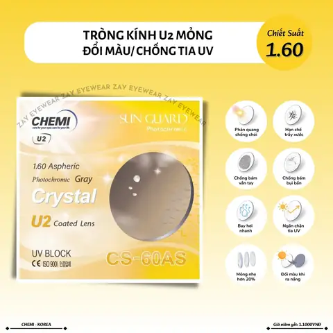 Mắt Kính Đổi Màu Chống Tia Uv