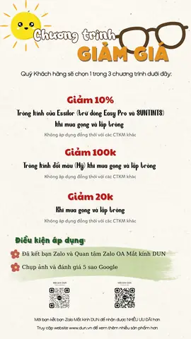 Mắt Kính Giảm Giá