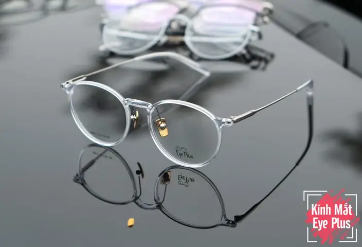Mắt Kính Gọng Tròn Trong Suốt Mắt Kính Gọng Tròn Trong Suốt