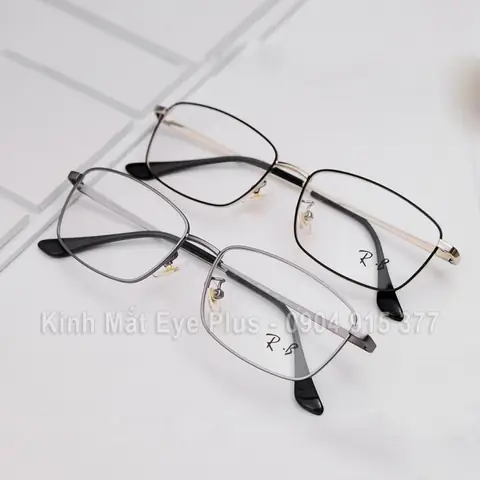 Mắt Kính Gọng Vuông Kim Loại