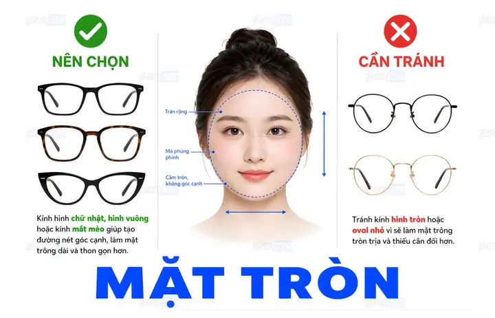 Mắt Kính Hợp Với Khuôn Mặt Tròn Mắt Kính Hợp Với Khuôn Mặt Tròn