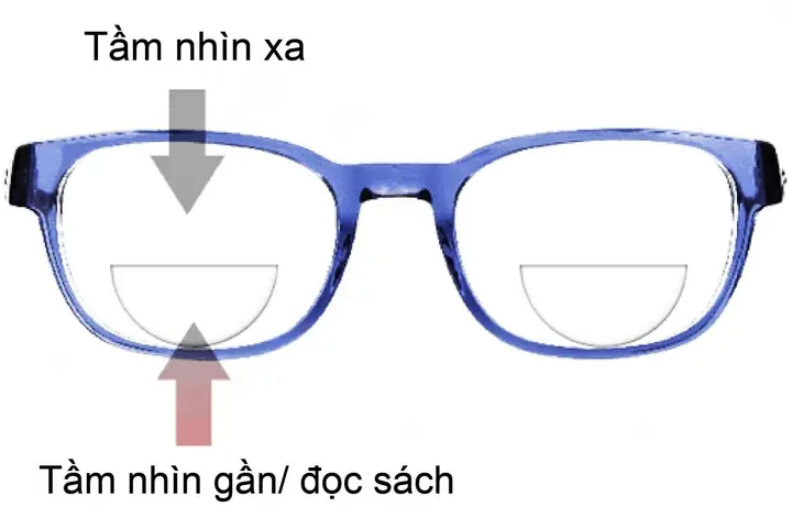 Mắt Kính Lão 2 Tròng