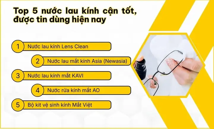 Nước Lau Mắt Kính Cận Nước Lau Mắt Kính Cận