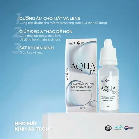 Thuốc Nhỏ Mắt Cho Kính Áp Tròng